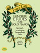 Complete Etudes for Solo Piano, Series I piano sheet music cover